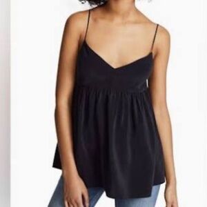 7 For All Mankind Babydoll silk Camisole size small NWT